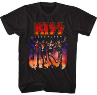 Kiss: Destroyer Distressed Retro Shirt