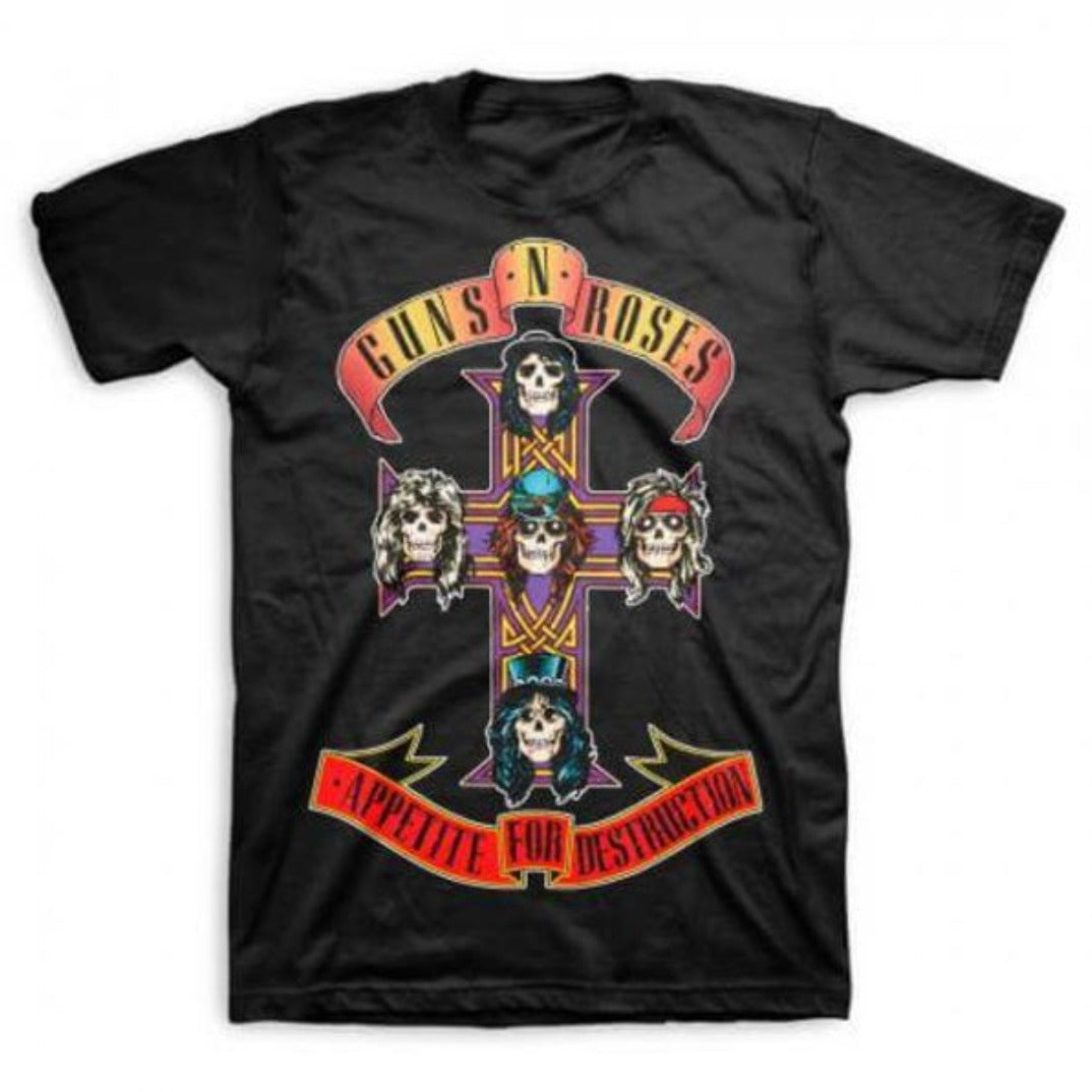 Guns N Roses: GNR Appetite For Destruction Retro Shirt