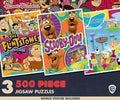 HANNA BARBERA 500 PC PUZZLE 3 PK