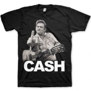 Johnny Cash: Middle Finger Retro Shirt