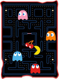 PAC MAN THROW BLANKET