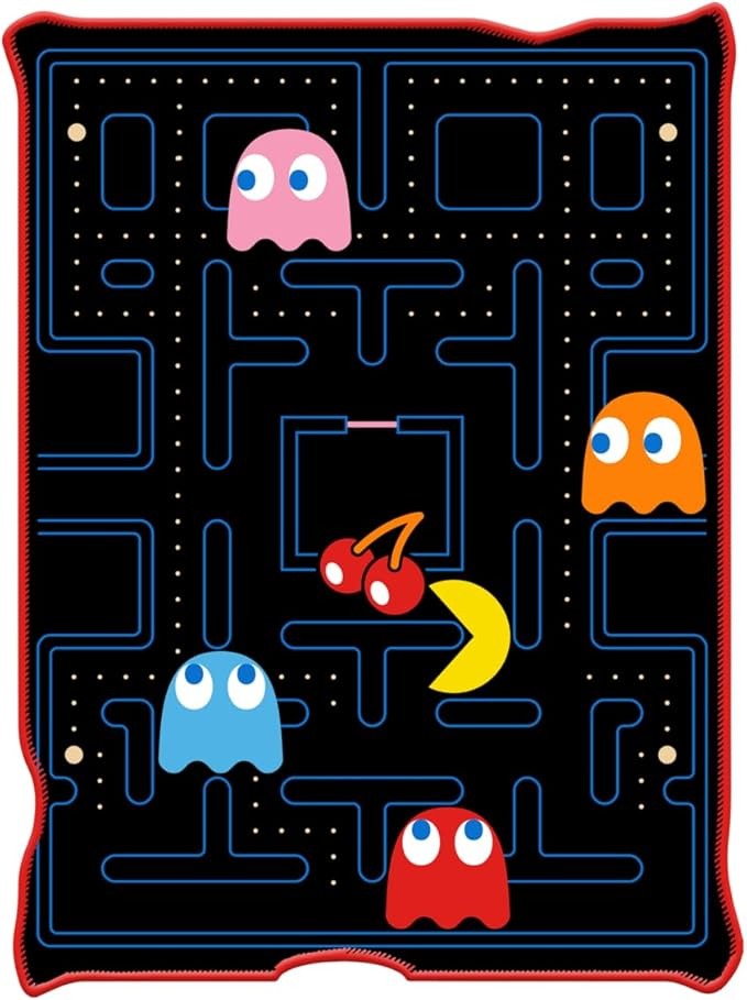 PAC MAN THROW BLANKET