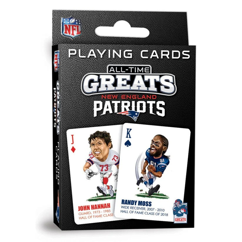 NEW ENGLAND PATRIOTS GREATS PLAYING CARDS