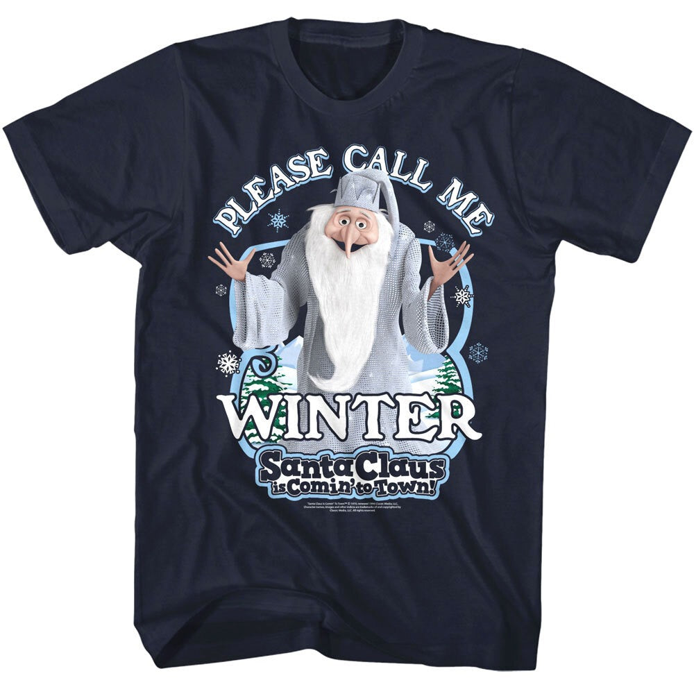 Winter Warlock: "Call Me Winter" Christmas Shirt
