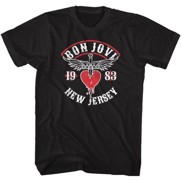Bon Jovi: New Jersey 1983 Retro Shirt