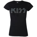 Kiss: Studded Logo Retro Juniors Shirt