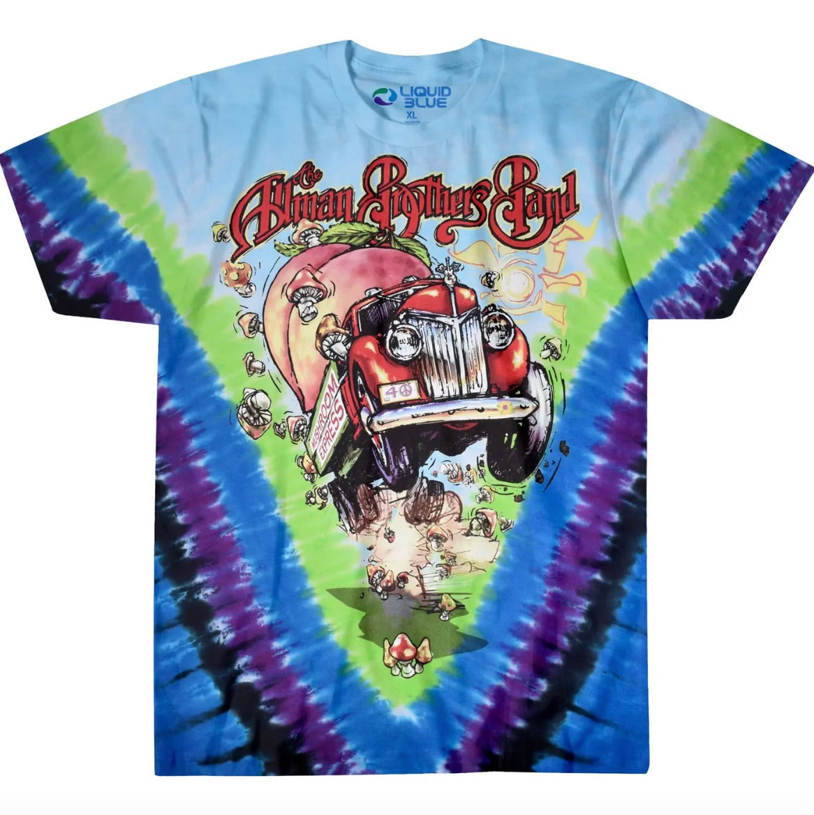 Allman Brothers Tie Dye Retro Shirt