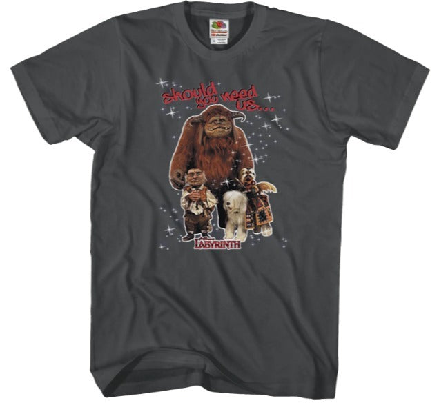 Labyrinth: Should You Need Us Retro Juniors Shirt