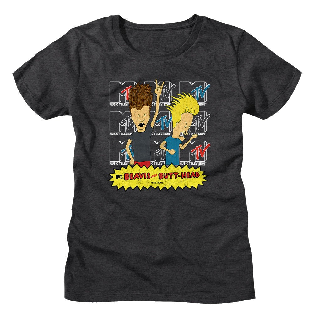 Beavis & Butthead: Juniors MTV Logo Shirt