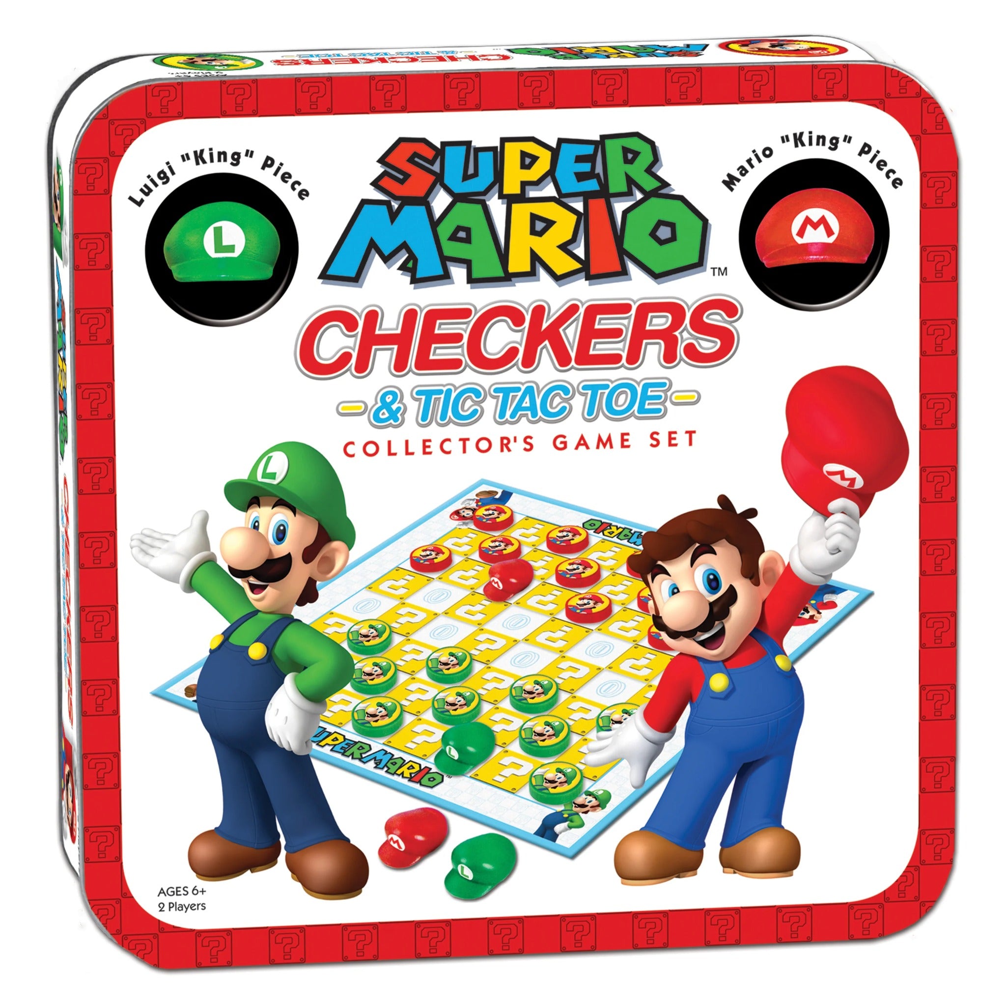 Super Mario Checkers & Tic-Tac-Toe