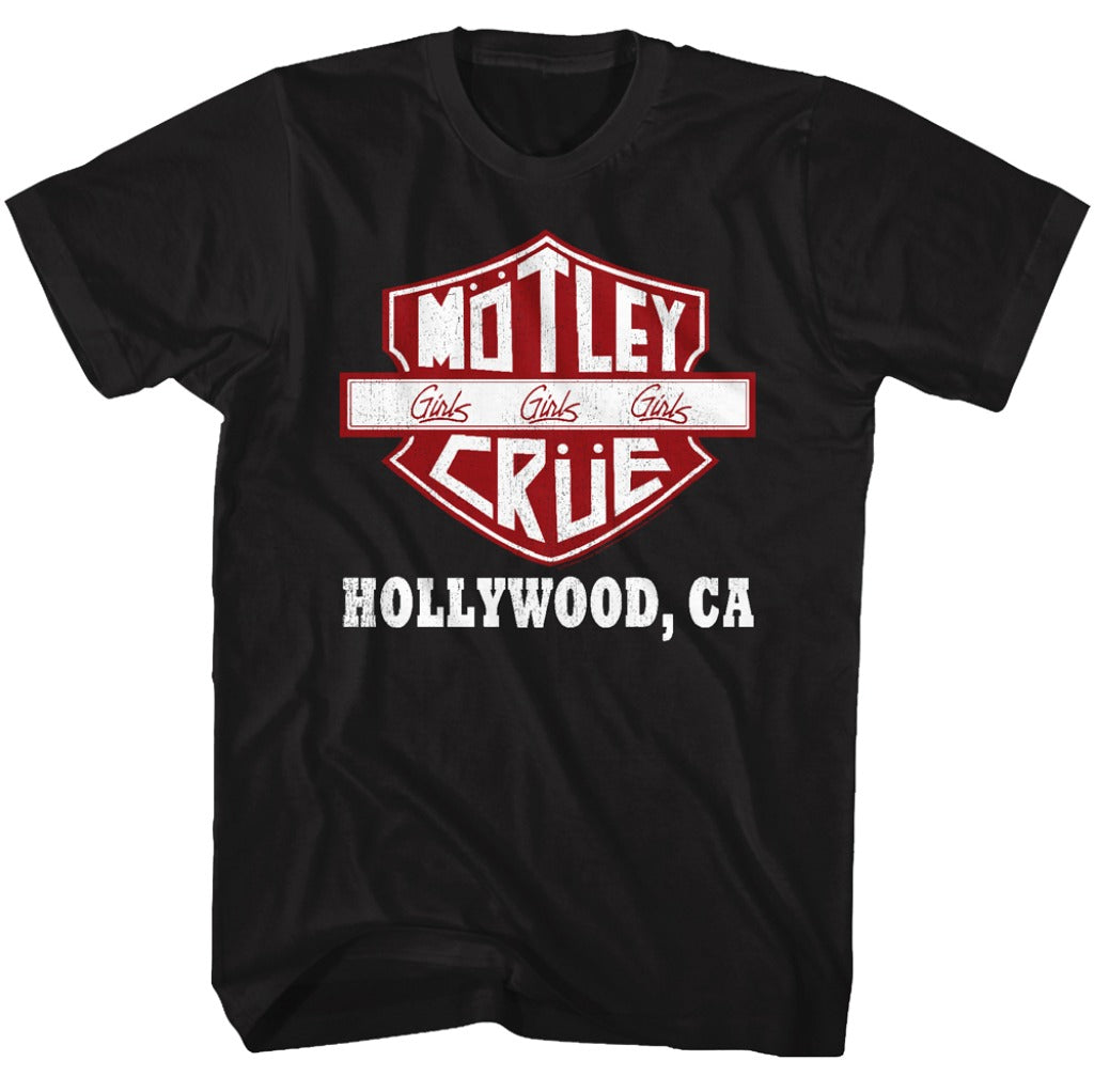 Motley Crue: Hollywood Logo Retro Shirt