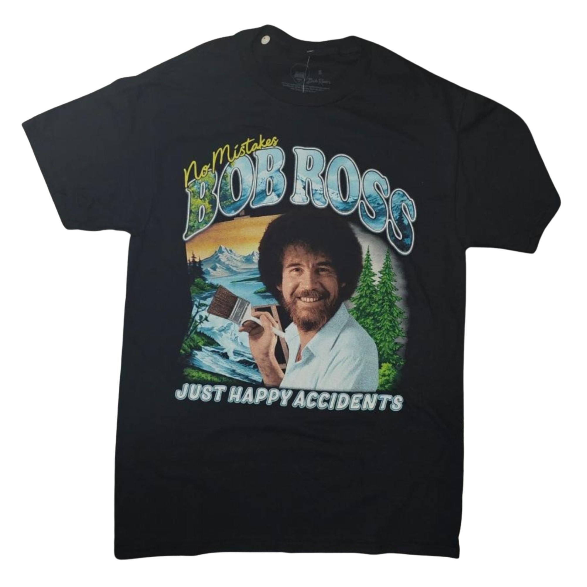 Bob Ross: No Mistakes Just Happy Accidents Retro Shirt