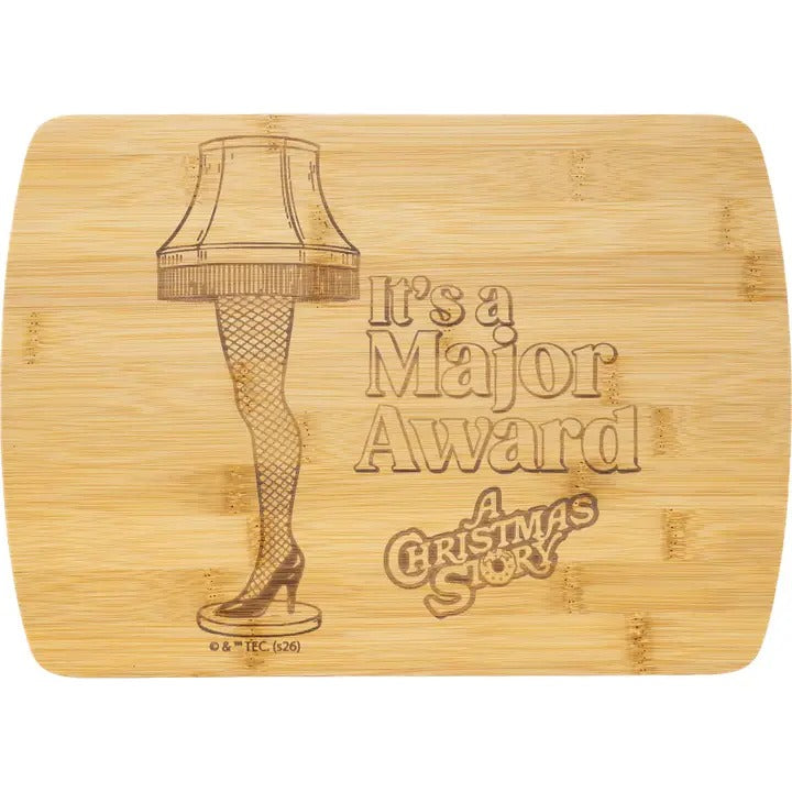 A CHRISTMAS STORY LEG LAMP CUTTING BOARD