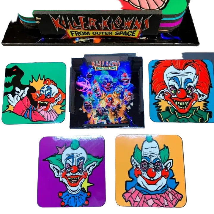 KILLER KLOWNS COASTERS W/DISPLAY BOX