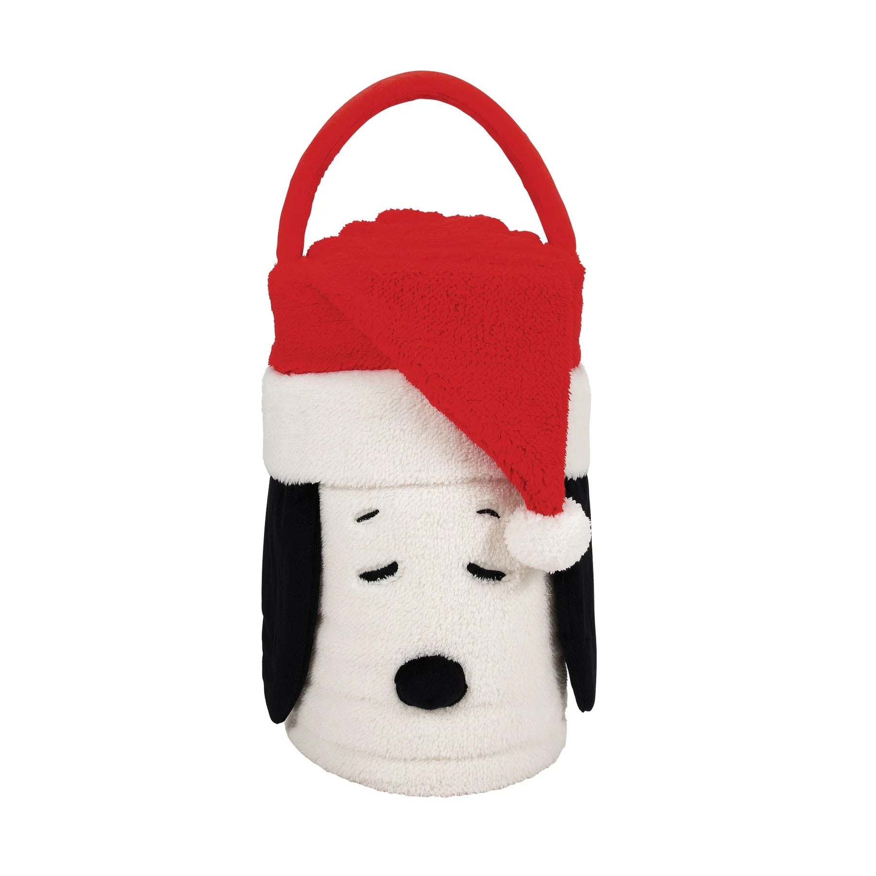 SNOOPY SANTA SNOW THROW