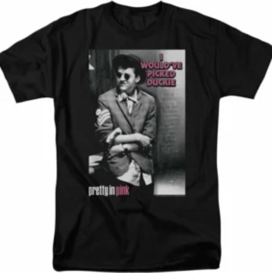 Pretty in Pink: Duckie Retro Juniors Shirt