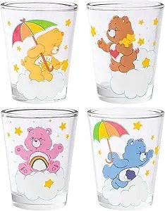 CARE BEARS CLOUDS 4PC SHOT SET
