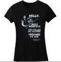 The Princess Bride: Hello Inigo Montoya Retro Juniors Shirt