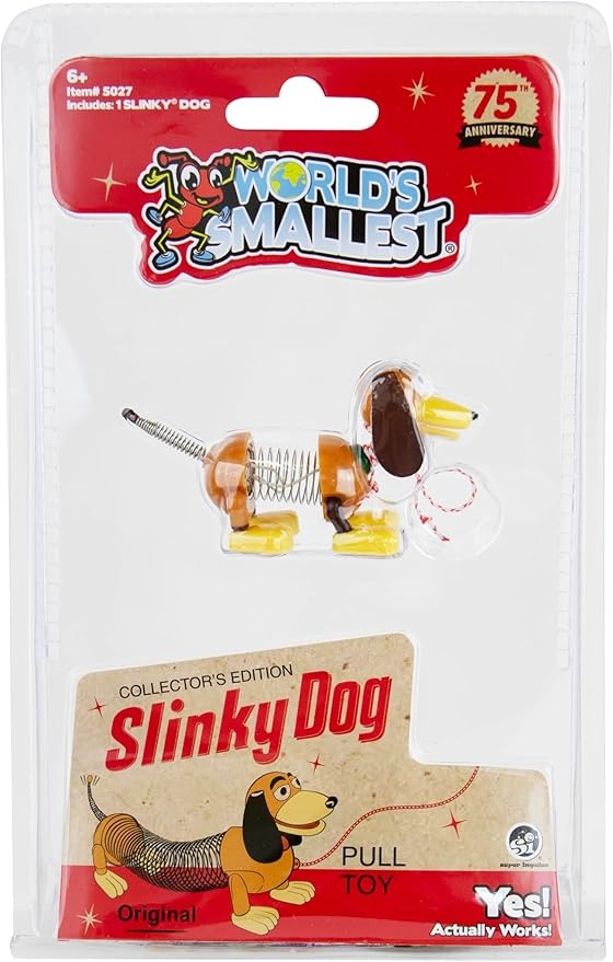 SMALLEST SLINKY DOG