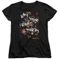 Labyrinth: Say Your Right Words Retro Juniors Shirt