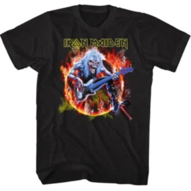 Iron Maiden: Eddie in Flames Retro Shirt