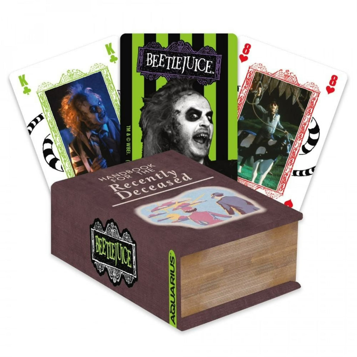 Beetlejuice: Playing Cards in Handbook of the Recently Deceased Box