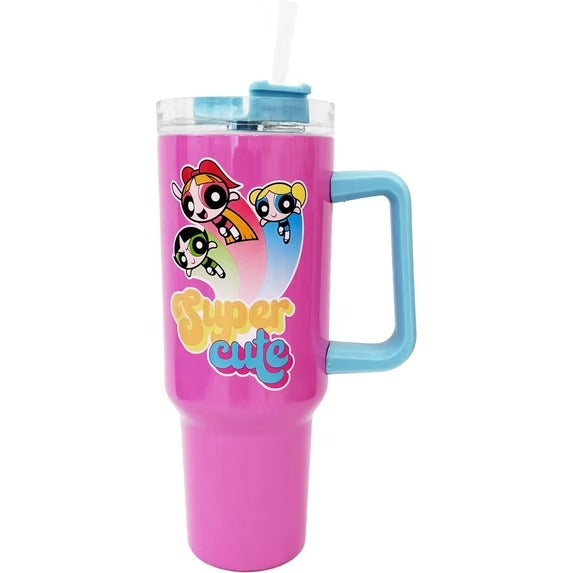 POWER PUFF GIRLS 40OZ STAINLESS TUMBLER