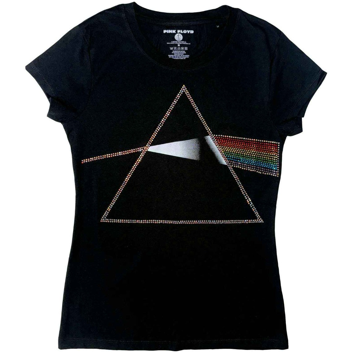 Pink Floyd: Dark Side of the Moon Studded Retro Juniors Shirt