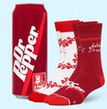 Dr. Pepper: Two pack Socks in a Can