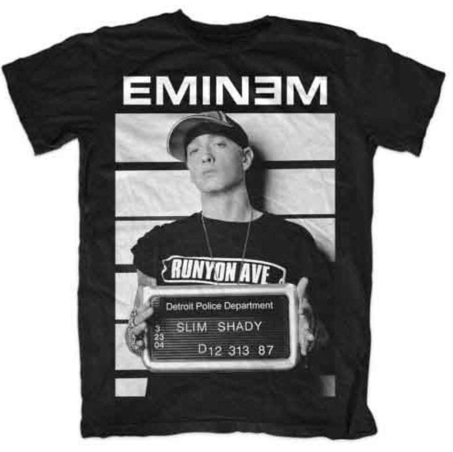 Eminem: Slim Shady Mug Shot Retro Shirt