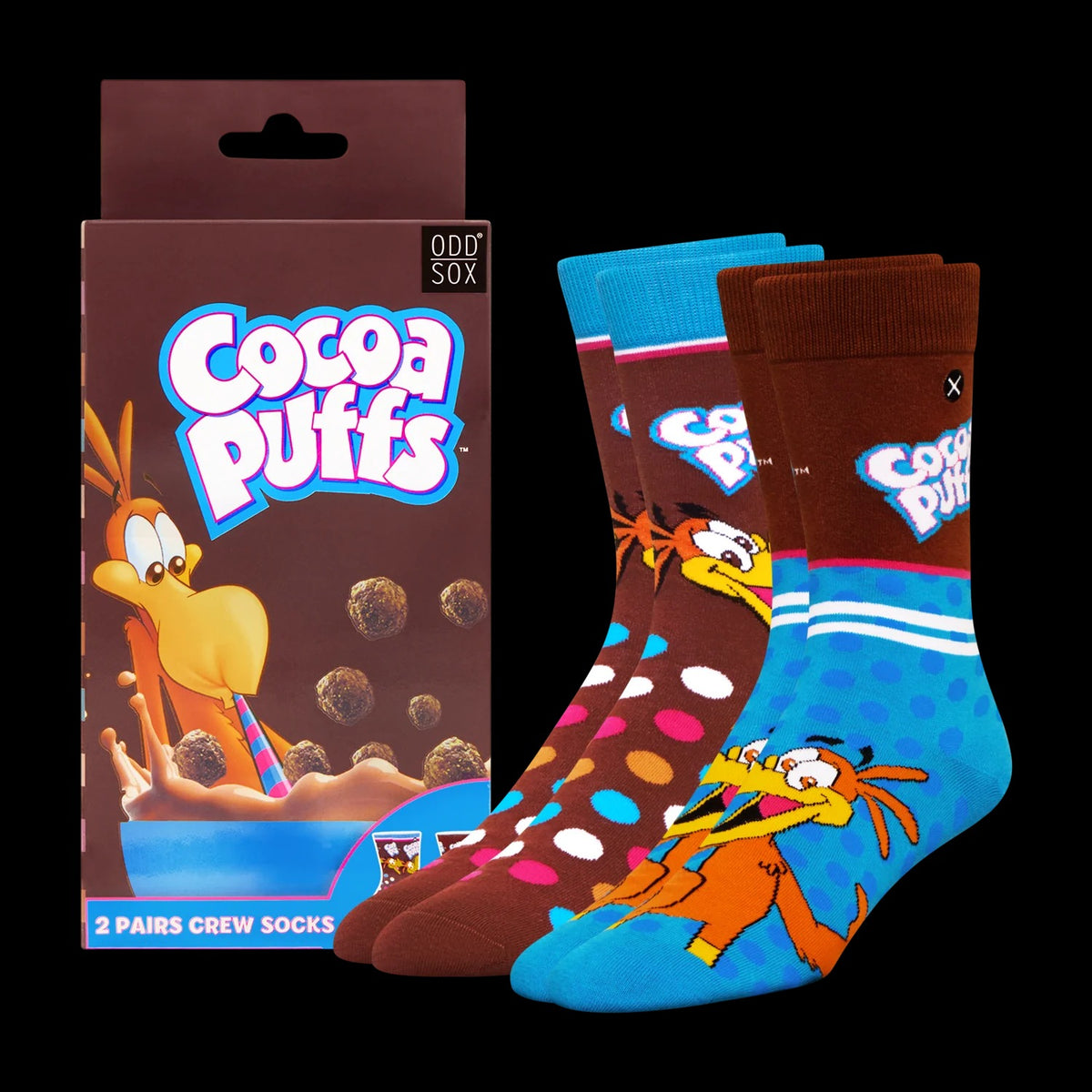 COCOA PUFFS 2PK SOCK BOX