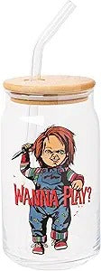 CHUCKY 16 OZ GLASS TUMBLER