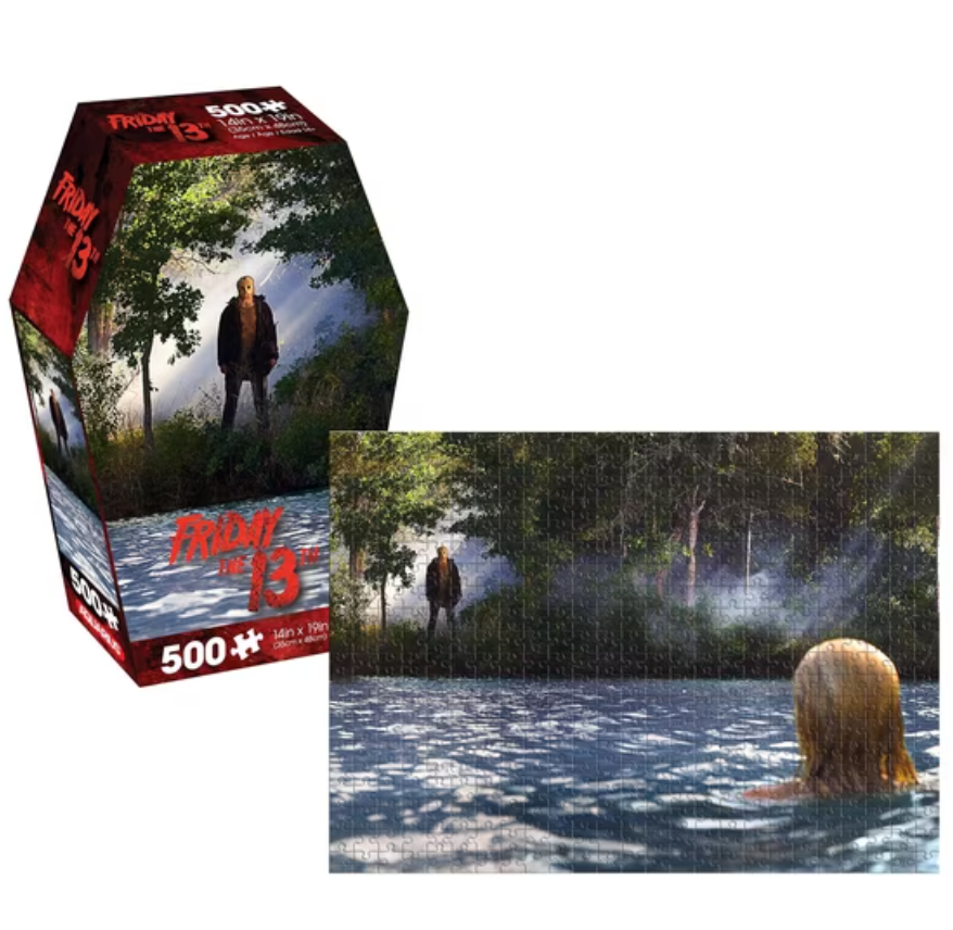 Friday the 13th 500pc Puzzle in Coffin-Shaped Box