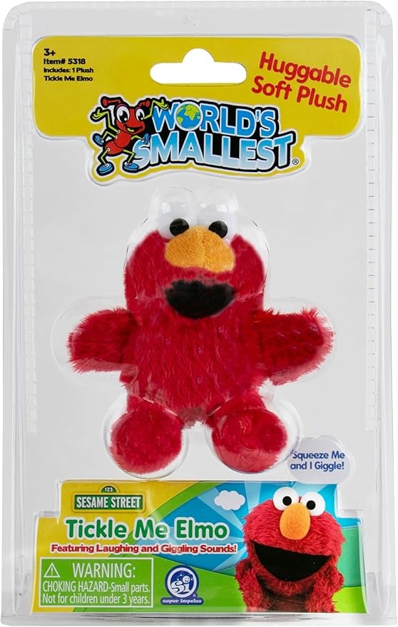 SMALLEST TICKLE ME ELMO
