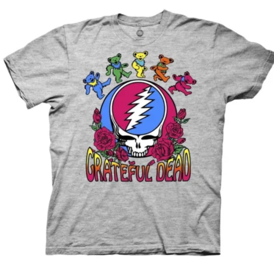 Grateful Dead: Logo with Roses and Bears