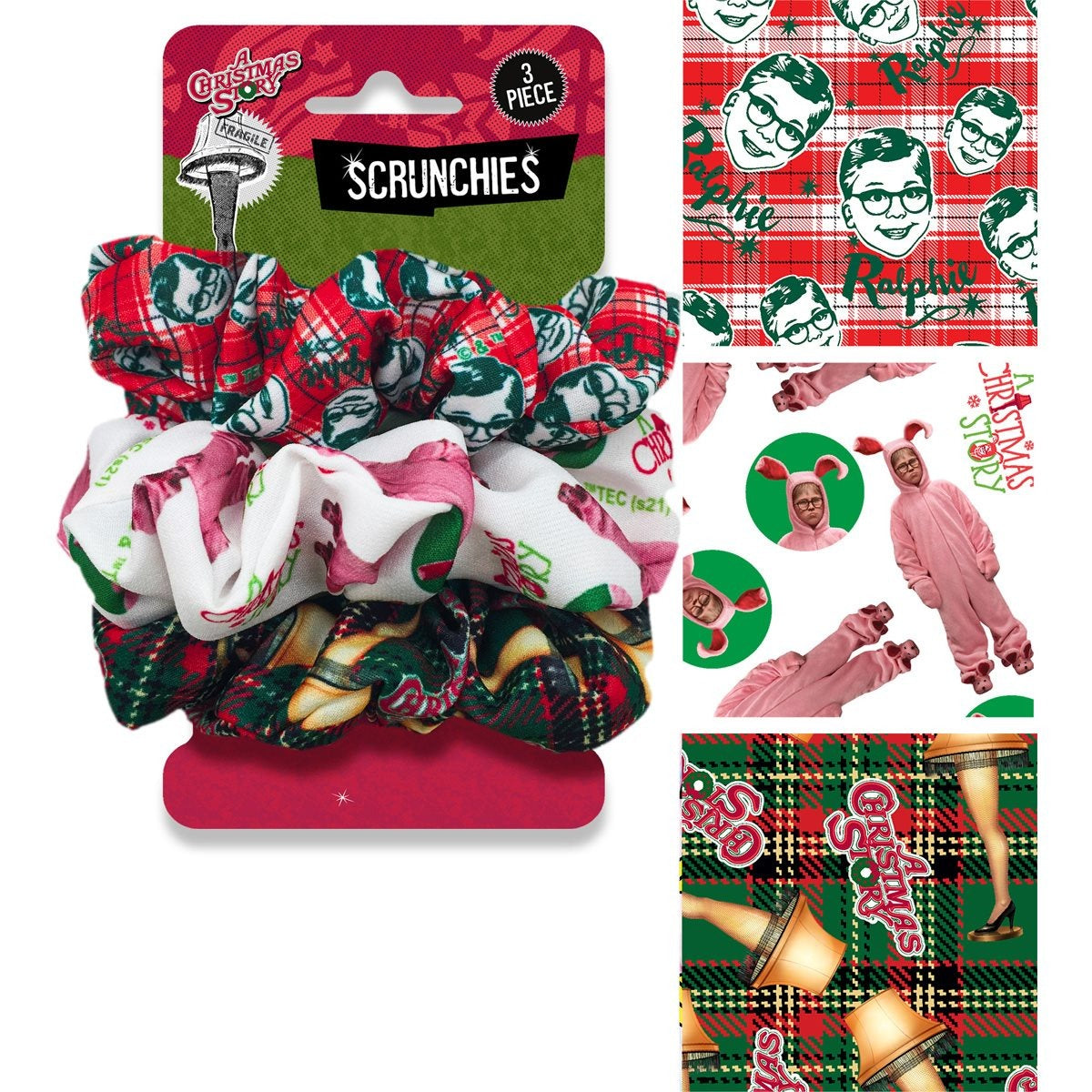 A CHRISTMAS STORY SCRUNCHIE SET