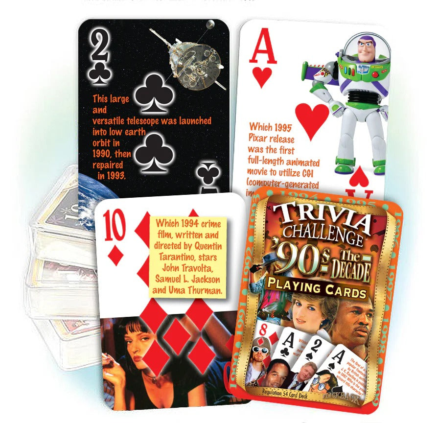 1990's Trivia Card Challenge