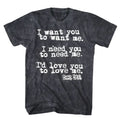 Cheap Trick: Want You to Want Me, Lyric Mineral Wash Shirt