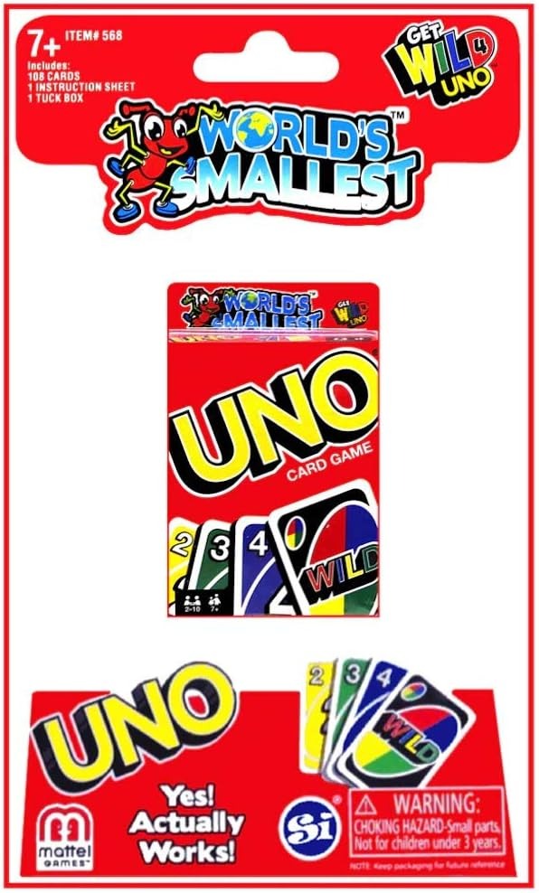 SMALLEST UNO CARD GAME