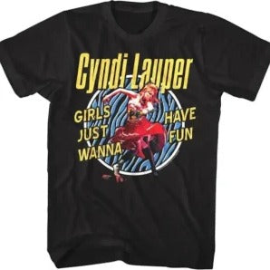 Cyndi Lauper: Girls Just Wanna Have Fun Retro Shirt