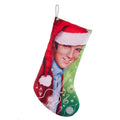 ELVIS W/SANTA HAT STOCKING