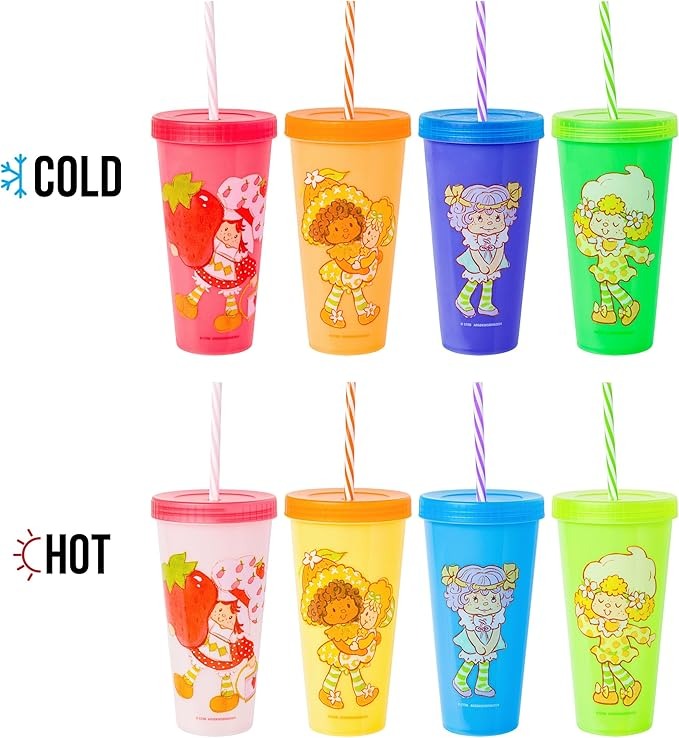 Strawberry Shortcake: 4pk Color Changing Cups
