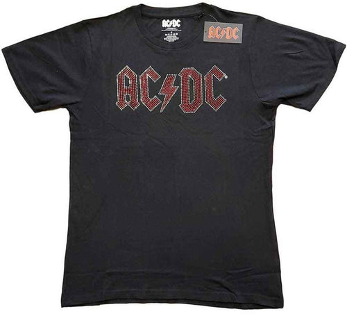 ACDC: Studded Logo Retro Juniors Shirt