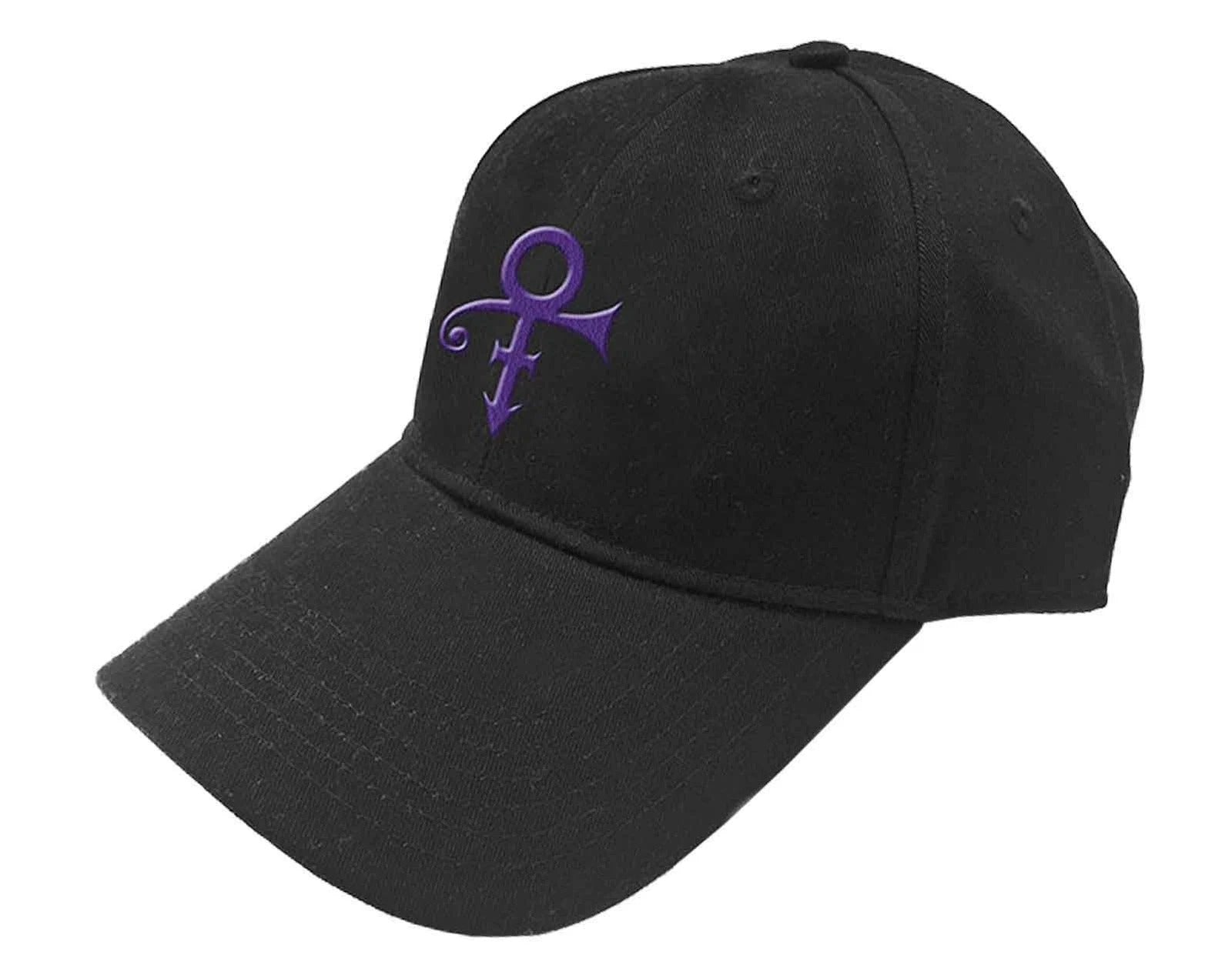 Prince Hat: Black Hat with Purple Symbol
