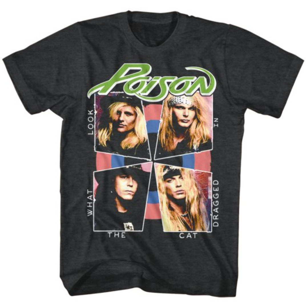 Poison: Look What the Cat Dragged In Album Retro Shirt