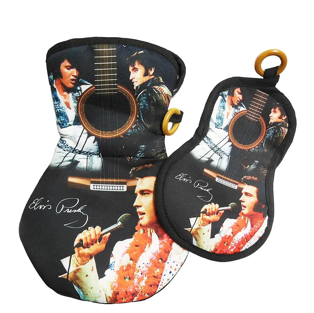 ELVIS POTHOLDER & MITT