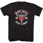 Bon Jovi: New Jersey 1983 Retro Juniors Shirt