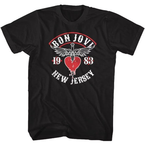 Bon Jovi: New Jersey 1983 Retro Juniors Shirt