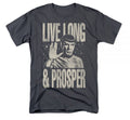 Star Trek: Spock, Live Long and Prosper Retro Shirt