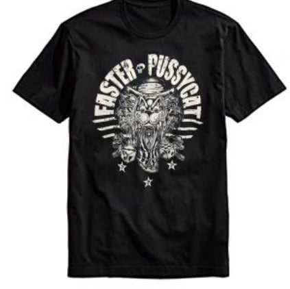 Faster Pussycat: Exclusive Logo Retro Shirt